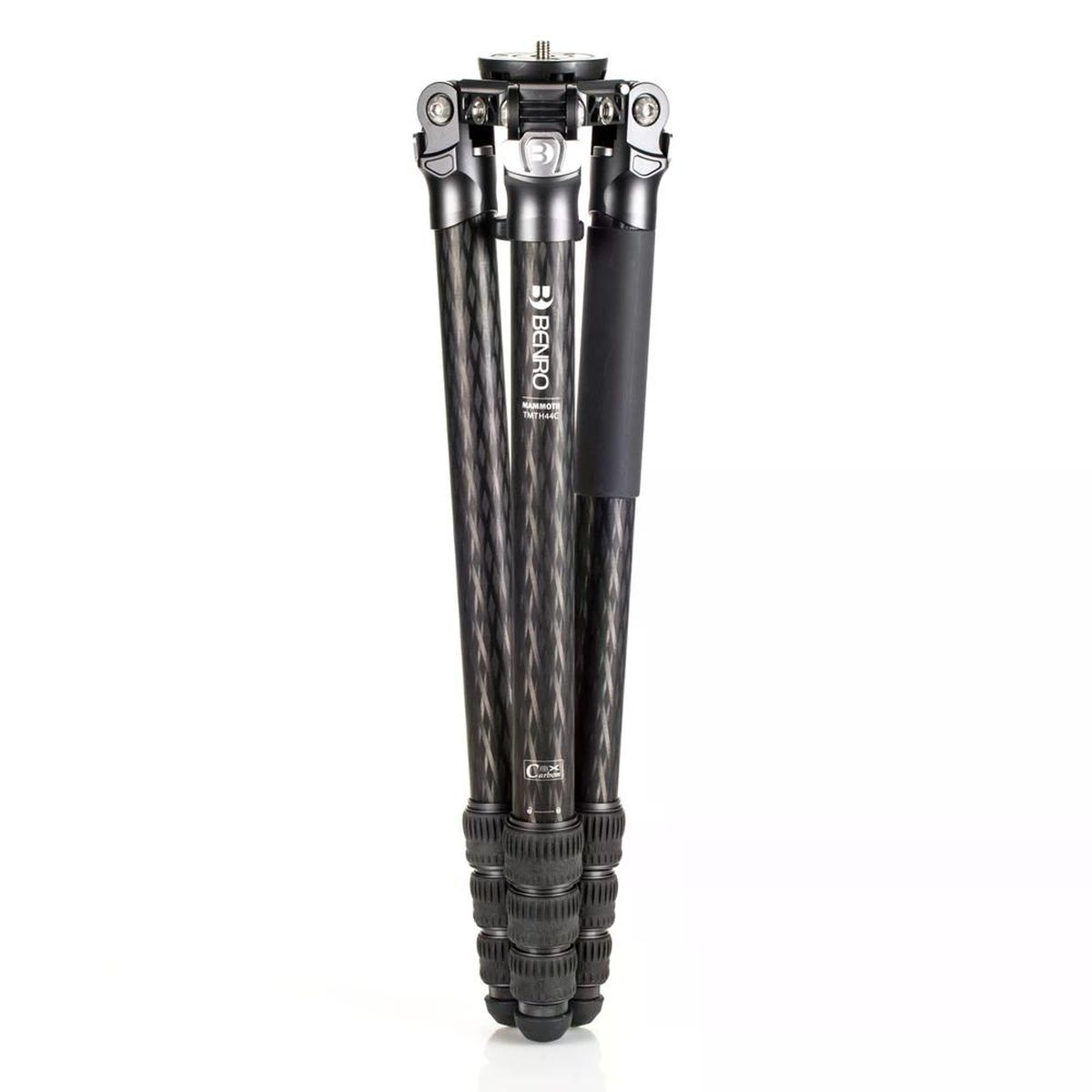 Benro Mammoth TMTH44C Carbon-Stativ 4 Segmente 160cm Gesamtbild Stativ zusammengeklappt