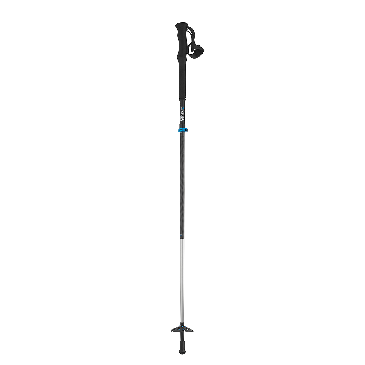 Novoflex QuadroLeg Falt-Wanderstock, Carbon - 1/4" - Set bestehend aus 2 Stöcken