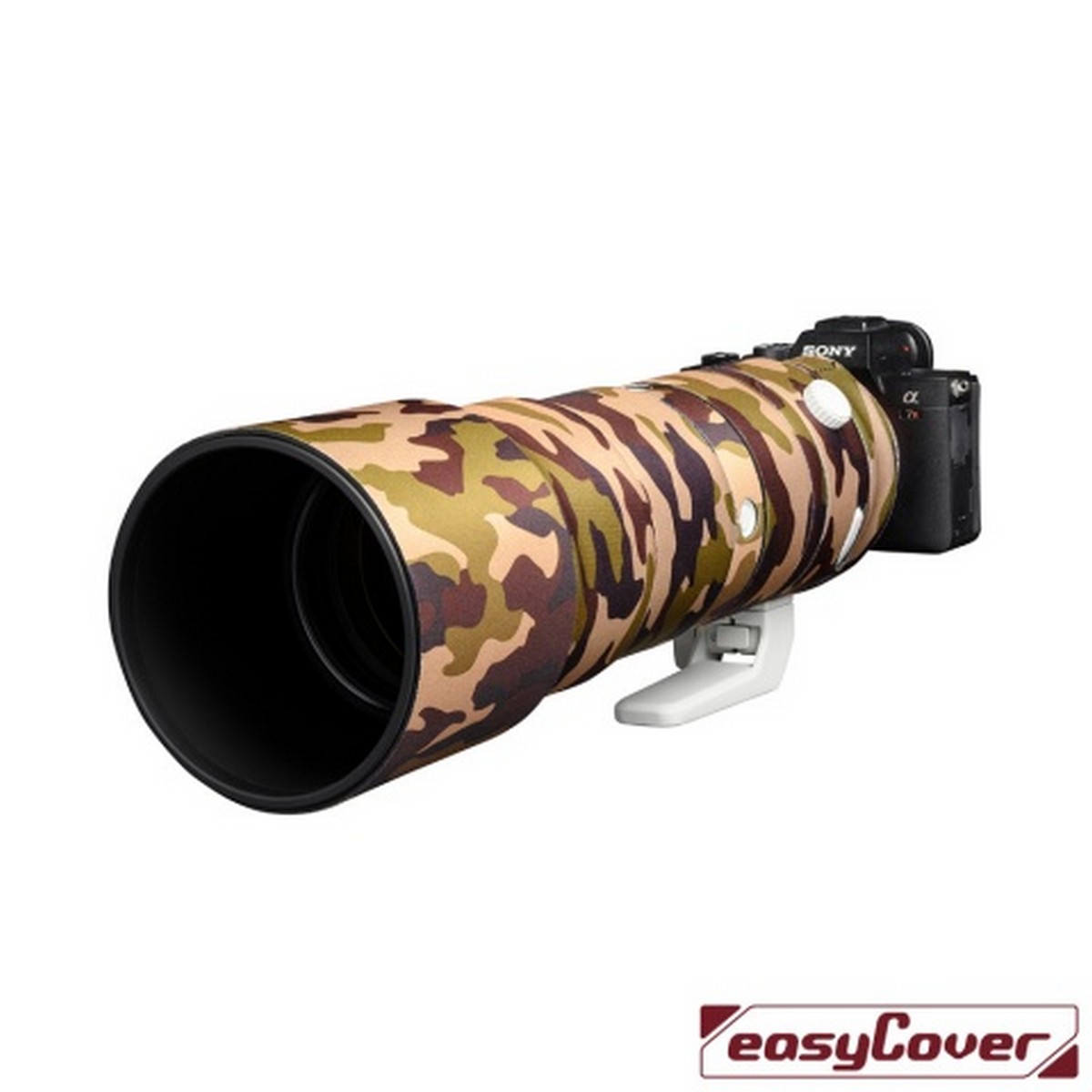 Easycover Lens Oak für Sony FE 200-600 mm 1:5,6-6,3 G OSS - Braun Camouflage