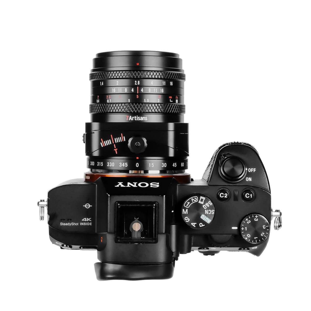 7Artisans 50mm f/1,4 Tilt Shift für Sony E