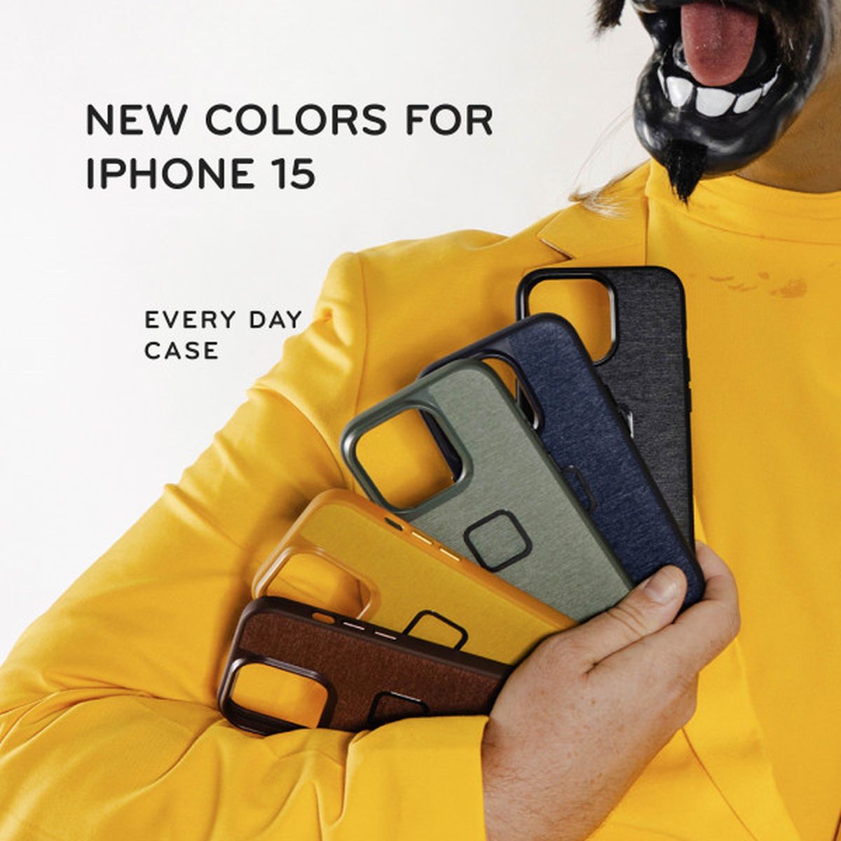Peak Design Mobile Everyday Case für iPhone 15 Plus in Charcoal