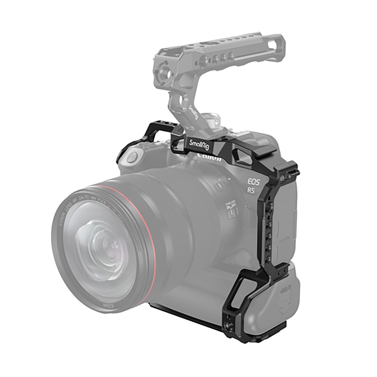 SmallRig 3464B Cage für Canon EOS R5/R6/R5C/R6 Mark II mit BG-R10 Batteriegriff