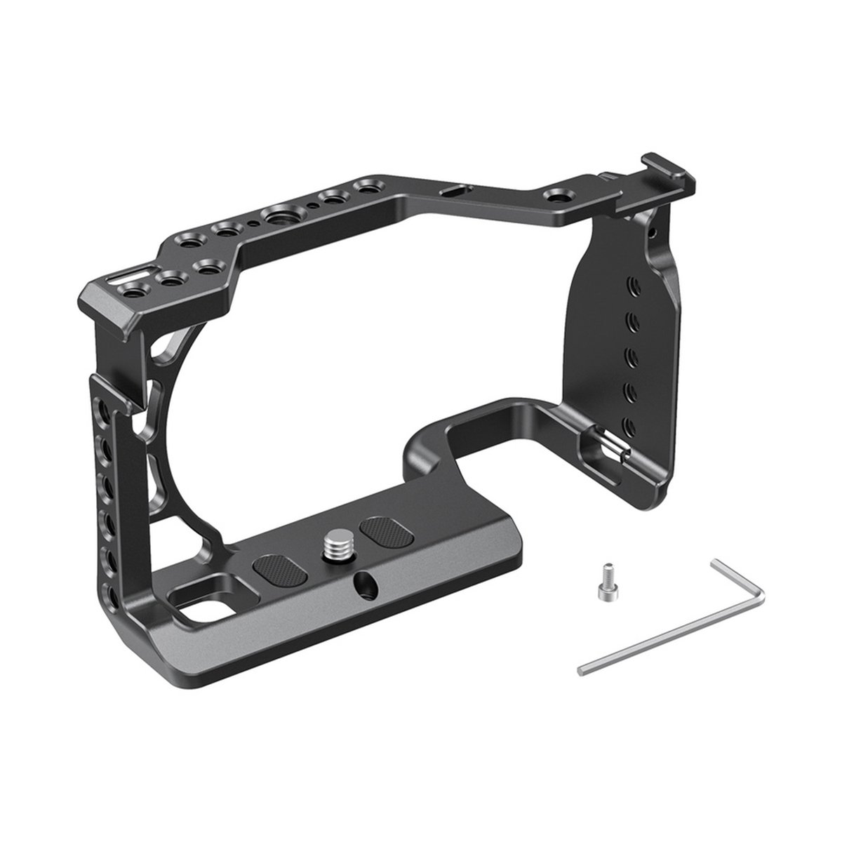 SmallRig 2493 Cage für Sony A6600 - Lieferumfang des Kamerakäfigs mit Schraube und Inbusschlüssel