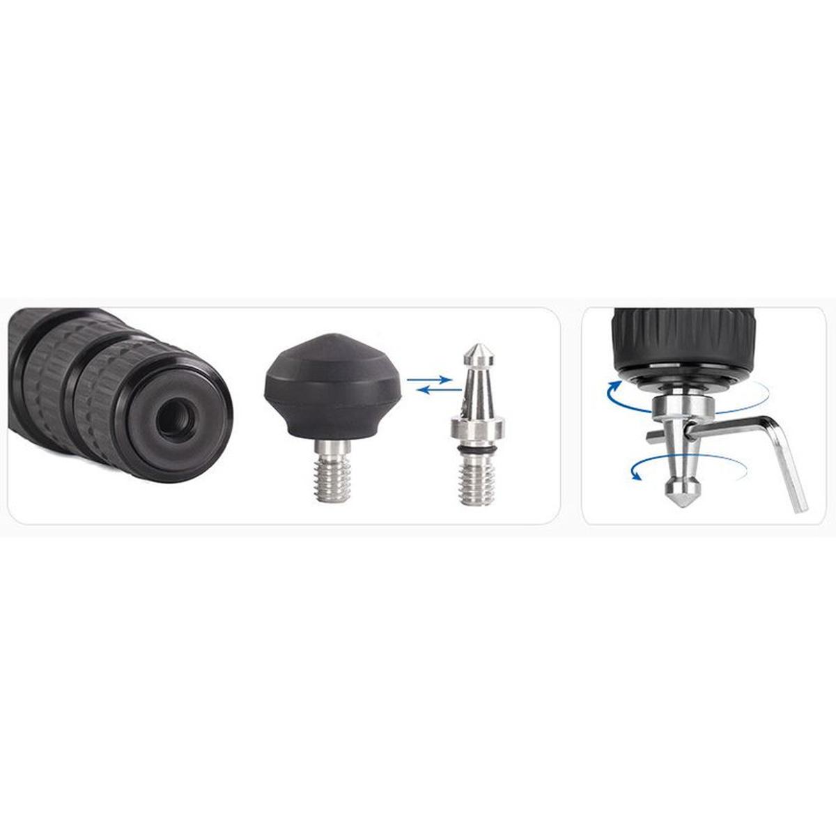 Leofoto Carbon-Dreibeinstativ LS-255CEX Ranger mit Nivelliereinrichtung + Videoneiger BV-5 Leofoto Carbon-Dreibeinstativ LS-255CEX Ranger mit Nivelliereinrichtung + Videoneiger BV-5