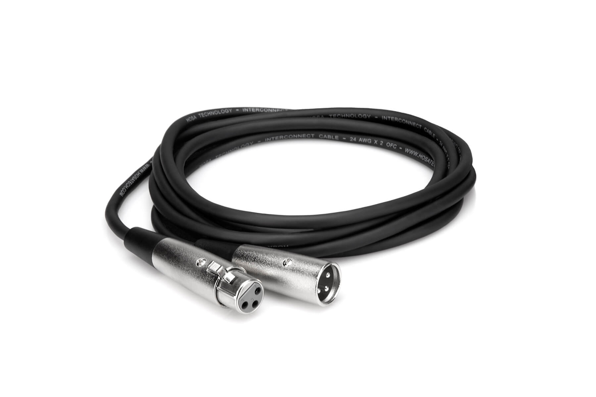 Hosa XLR-110 Interconnect Mikrofonakabel 3 Meter