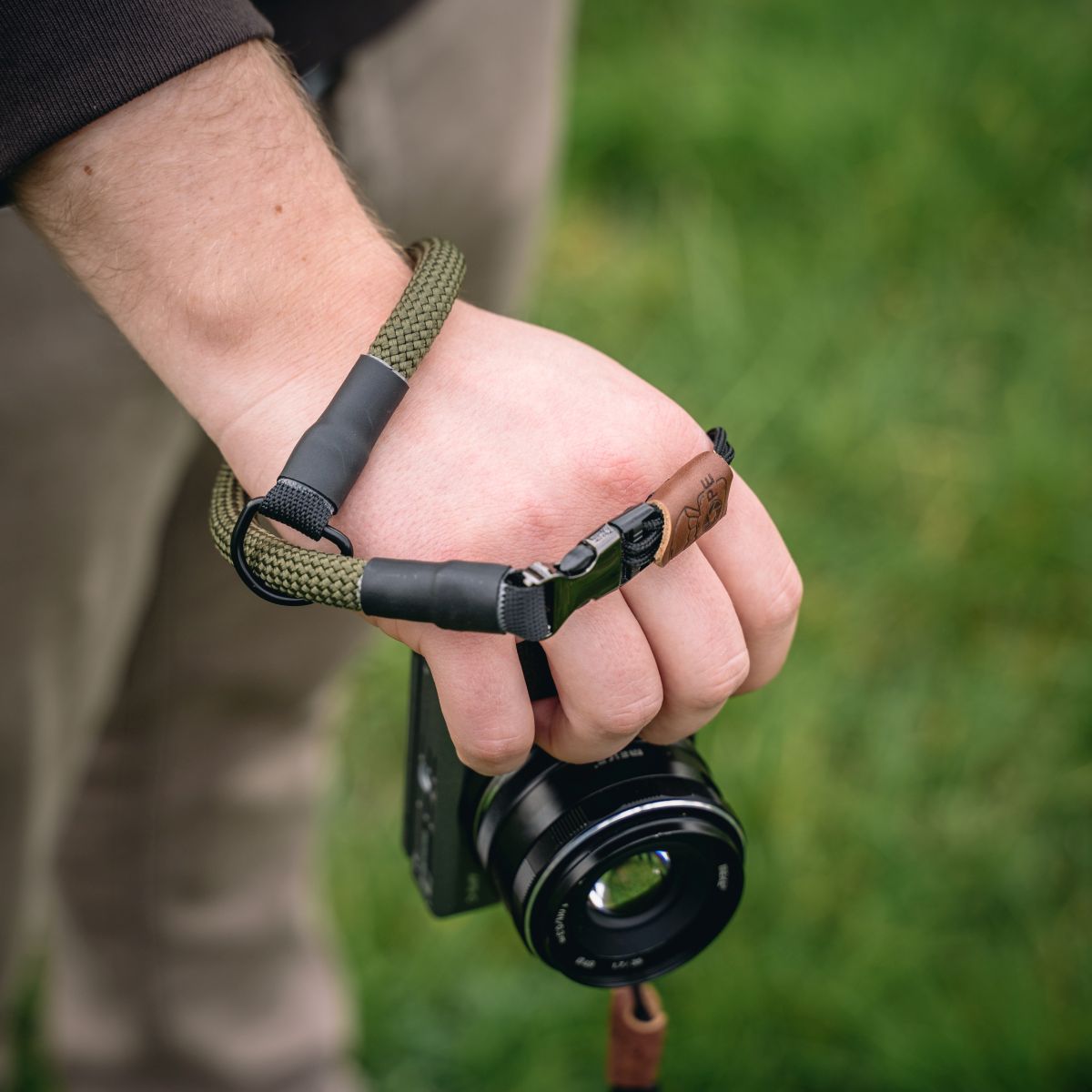 C-Rope Handschlaufe aus Kletterseil Military Olive V3