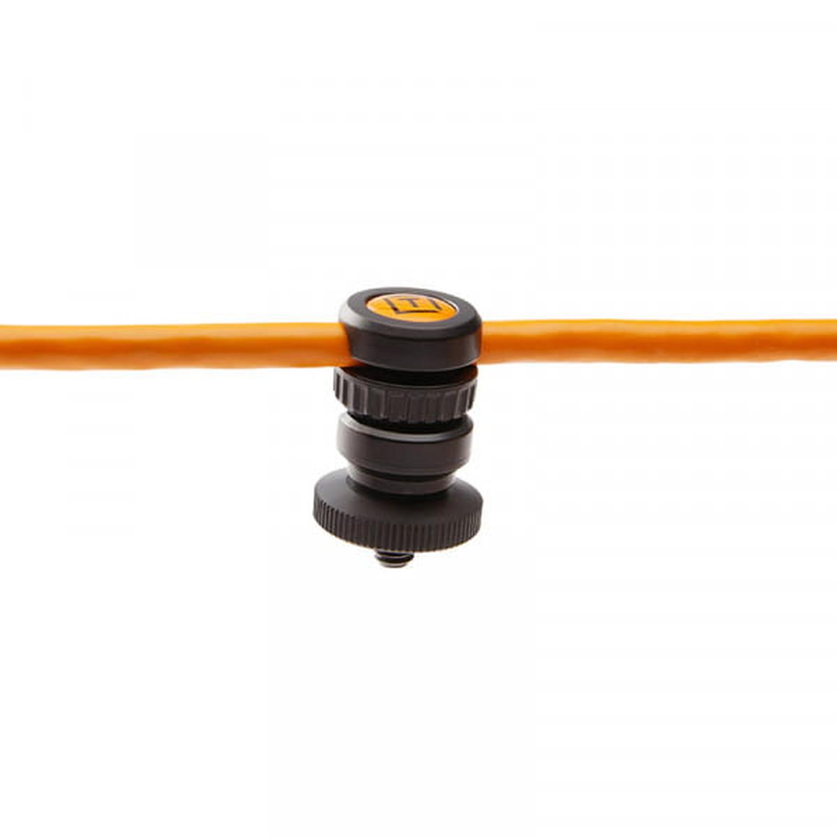 Tether Tools TetherGuard Thread Mount Support Kabelhalter mit Gewinde für Federklemme - Als Zugentla