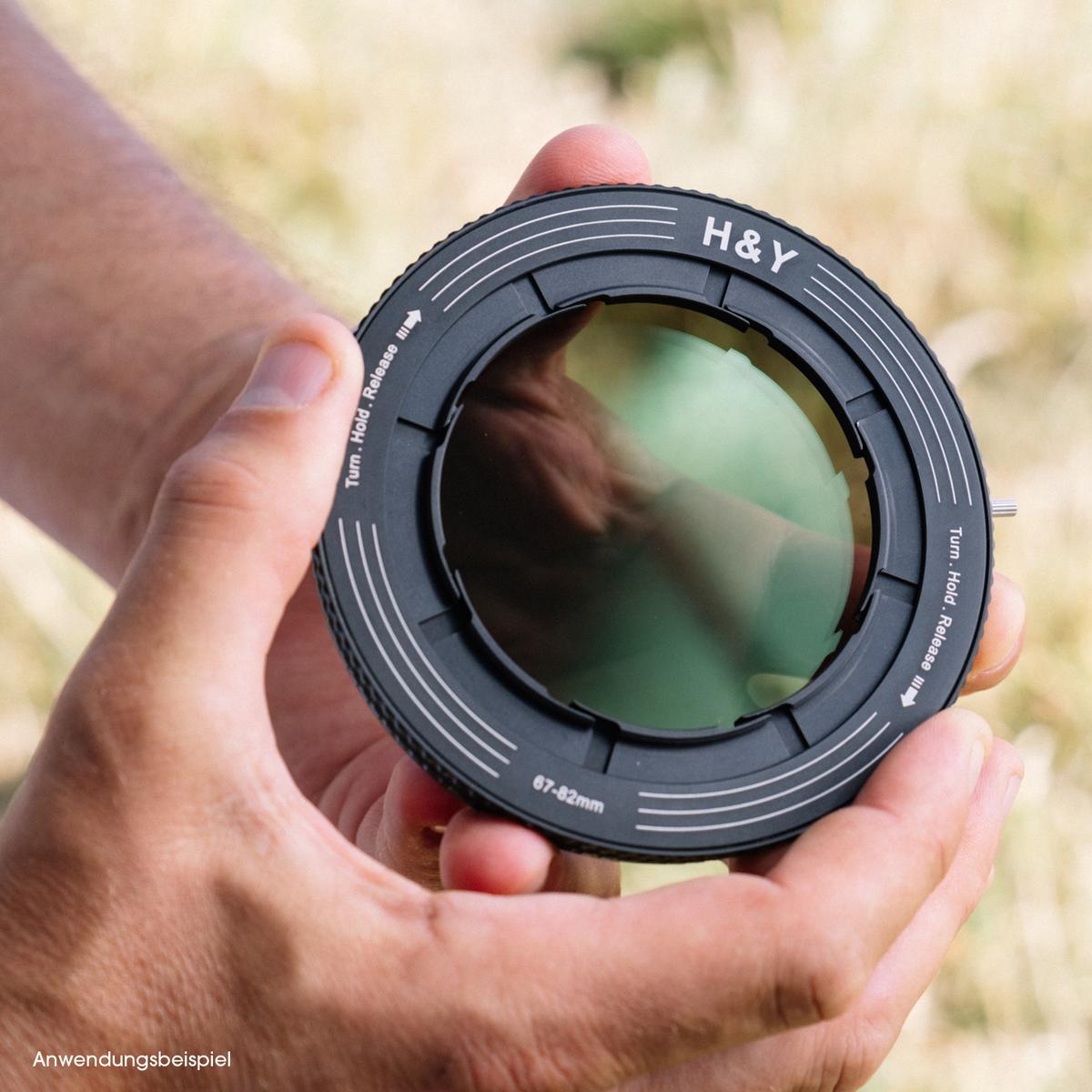 H&Y REVORING 52-72mm Filteradapter für 77mm Filter