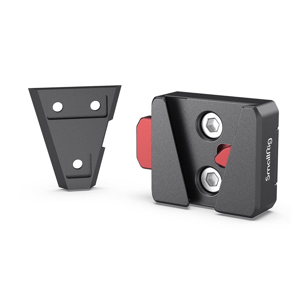 SmallRig 2801B Mini V-Lock Montage Kit - Lieferumfang: Schnellwechselplatte und Basis von SmallRig