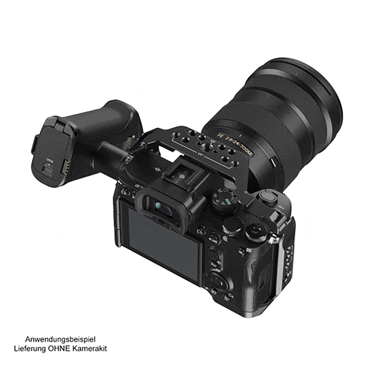 SmallRig 3893 drehbarer Seitengriff mit REC-Taste für Sony Kameras