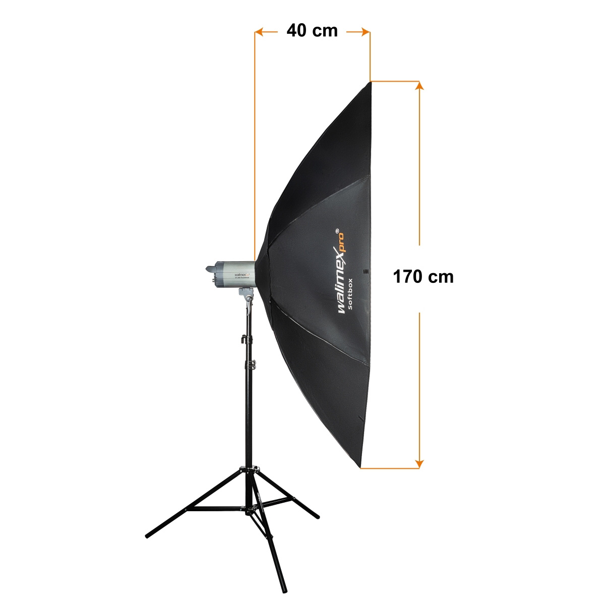 Walimex pro Octagon Softbox Ø 170 cm + Univ. Adapter