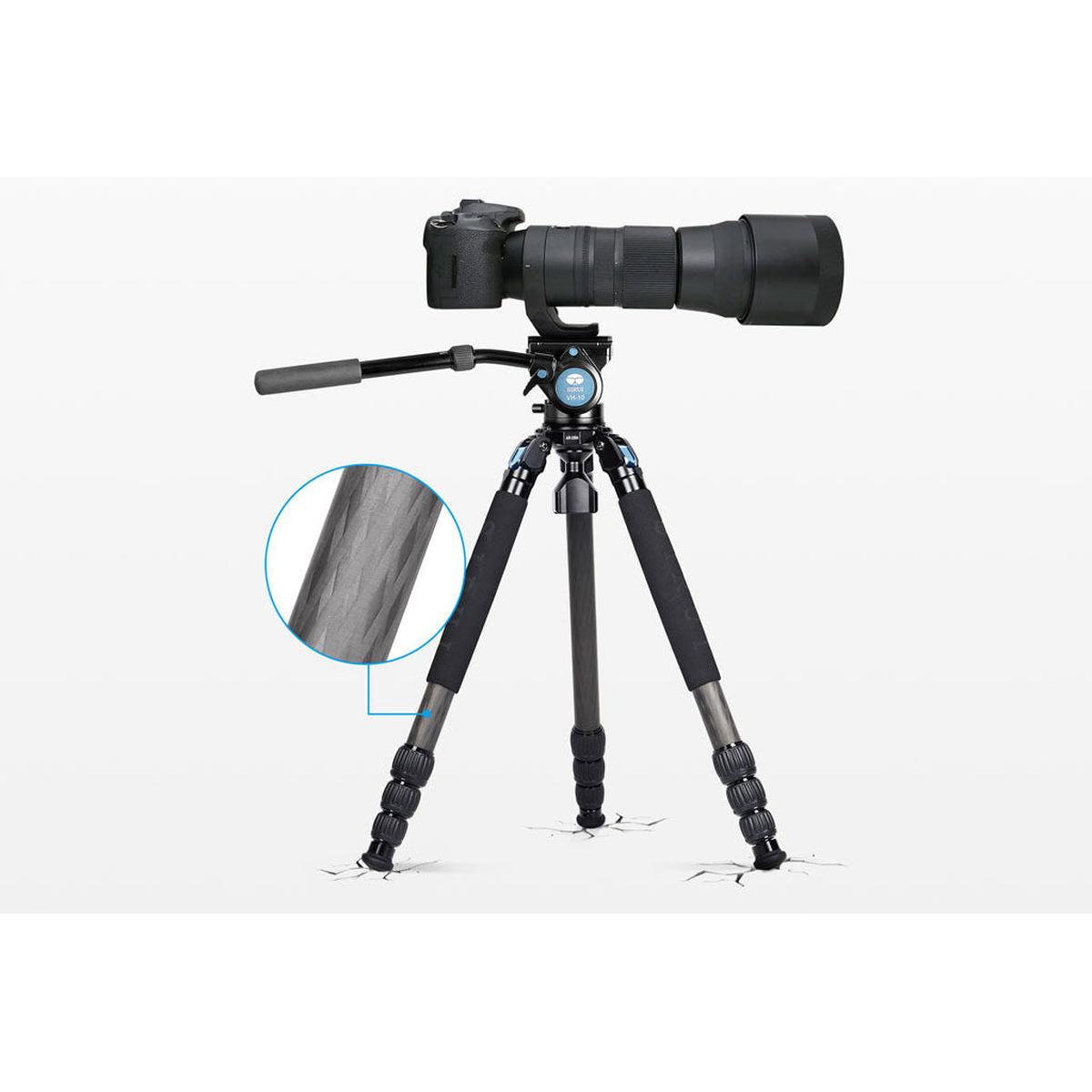 SIRUI AR-3204 Explorer 2in1 Dreibeinstativ Carbon mit 15m Leveling Base 150 cm hoch - AR-Serie