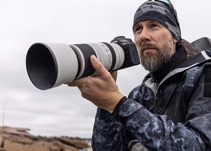 Canon EOS R5 Mark II im Einsatz bei Wildlife-Fotografie mit Teleobjektiv – Robert Marc Lehmann