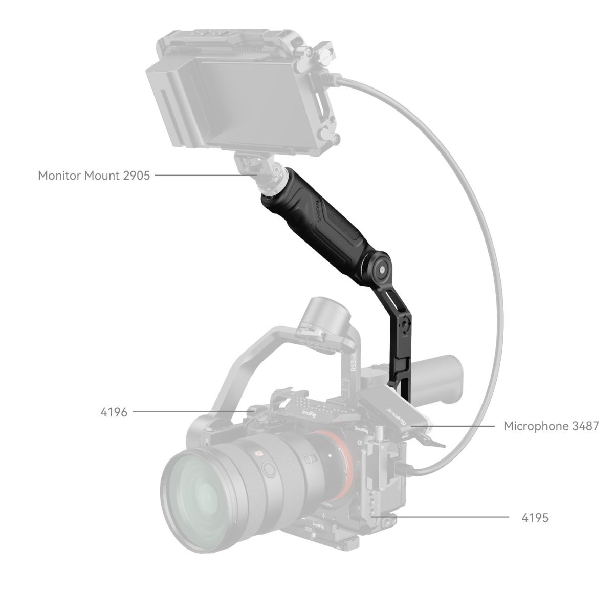 SmallRig 4197C Sling Handle für DJI RS 3 Mini/RS 4 Mini (Lite)