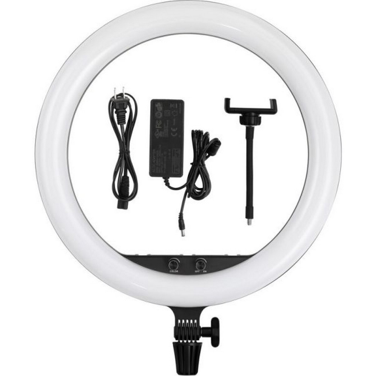 Godox LR150B LED-Ringleuchte mit Smartphone-Halter, schwarz