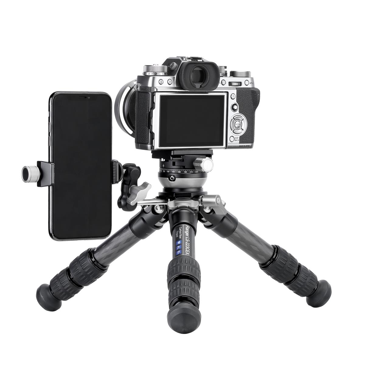 Leofoto Carbon-Dreibeinstativ LS-223CEX Ranger mit Nivellierbasis