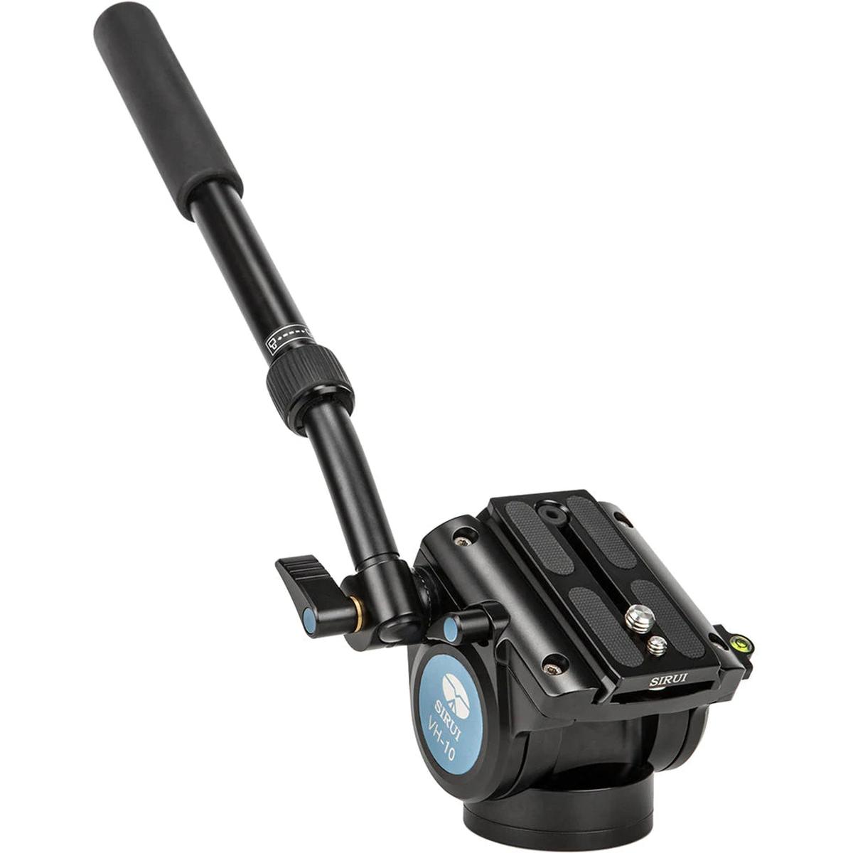 SIRUI P-325FS Carbon Einbeinstativ 149,5 cm mit Standspinne + Videoneiger VH-10 