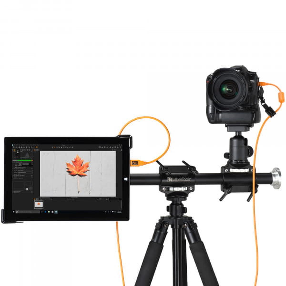 Tether Tools Rock Solid Tripod Crossbar Querträger & Auslegearm mit 2 Montageschlitten