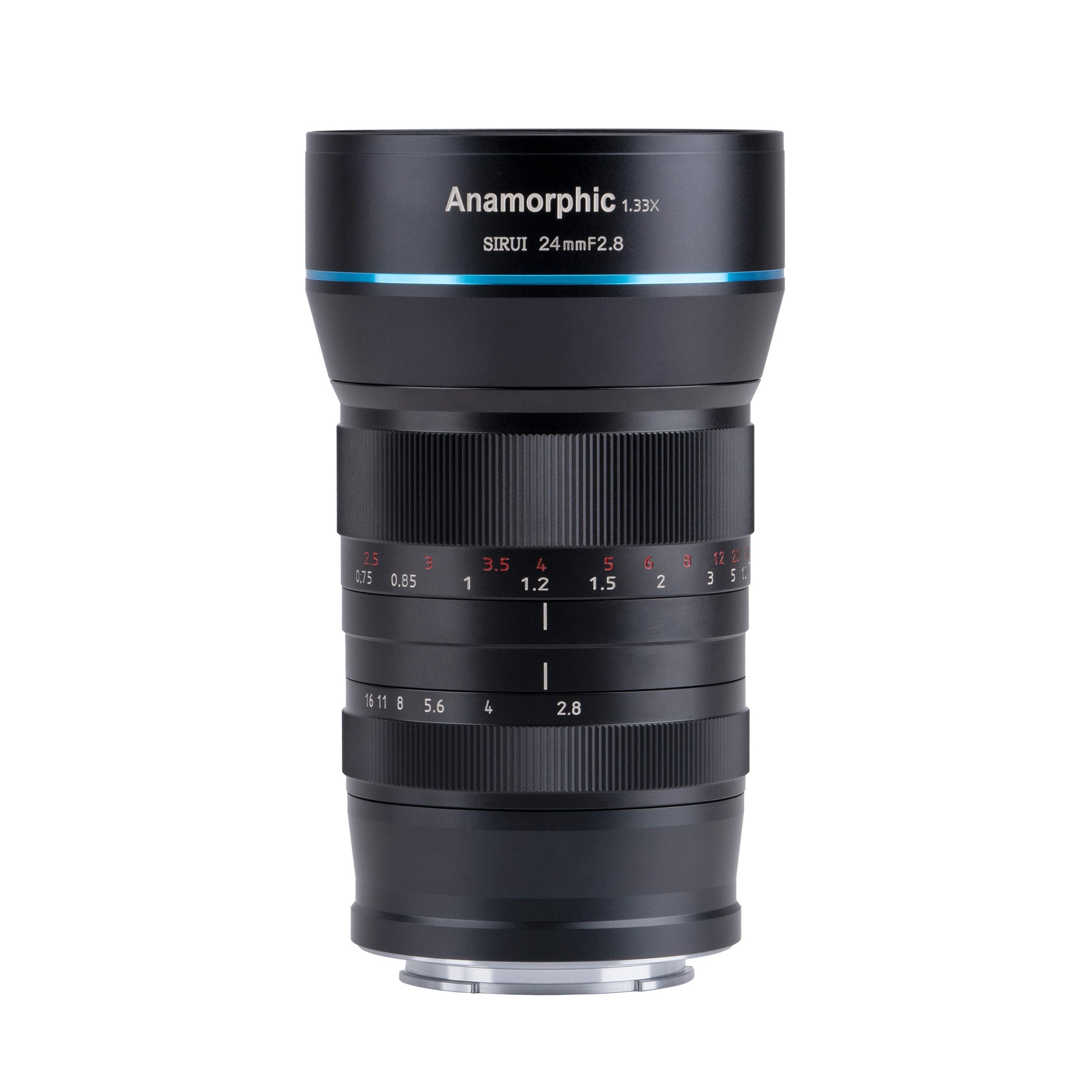 Sirui 24 mm 1:2,8 Anamorph 1,33x für Sony E-Mount Sirui 24 mm 1:2,8 Anamorph 1,33x für Sony E-Mount