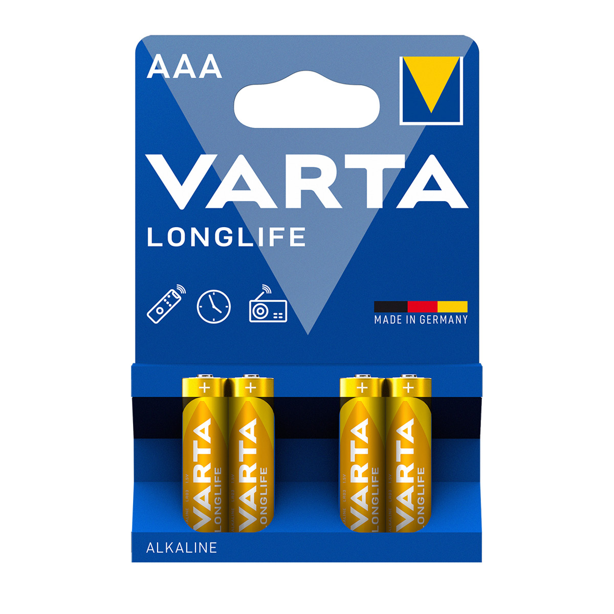 Varta Longlife Micro AAA 4er Batterien