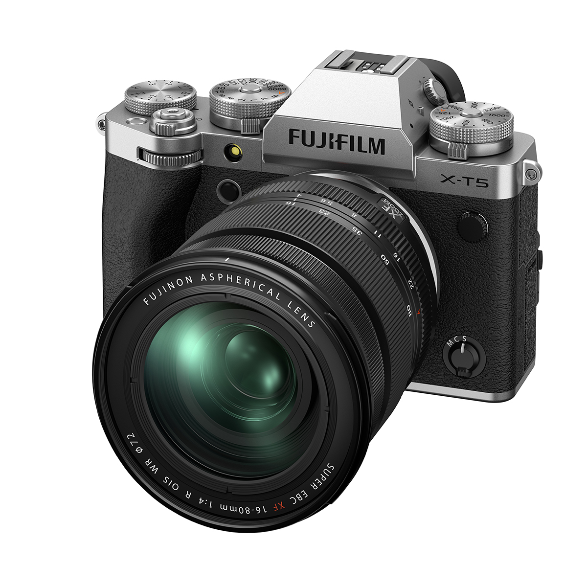 Fujifilm X-T5 Kit mit 16-80 mm 1:4,0 Silber