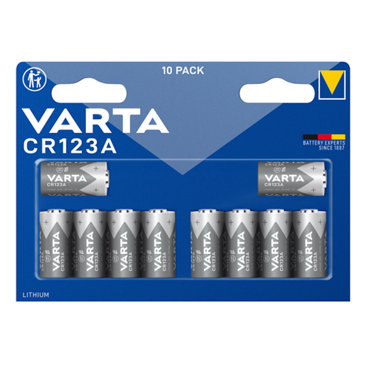 Varta Lithium CR123A 10er Blister
