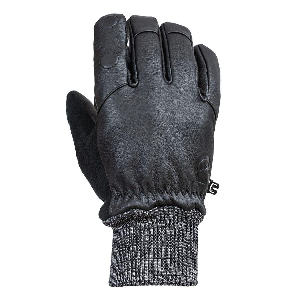 Vallerret Hatchet Leather Glove Black, Leder-Fotohandschuhe L Schwarz