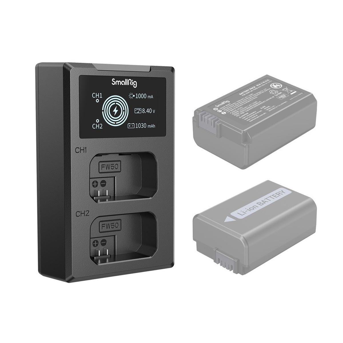 SmallRig 4081 NP-FW50 Camera Battery Charger