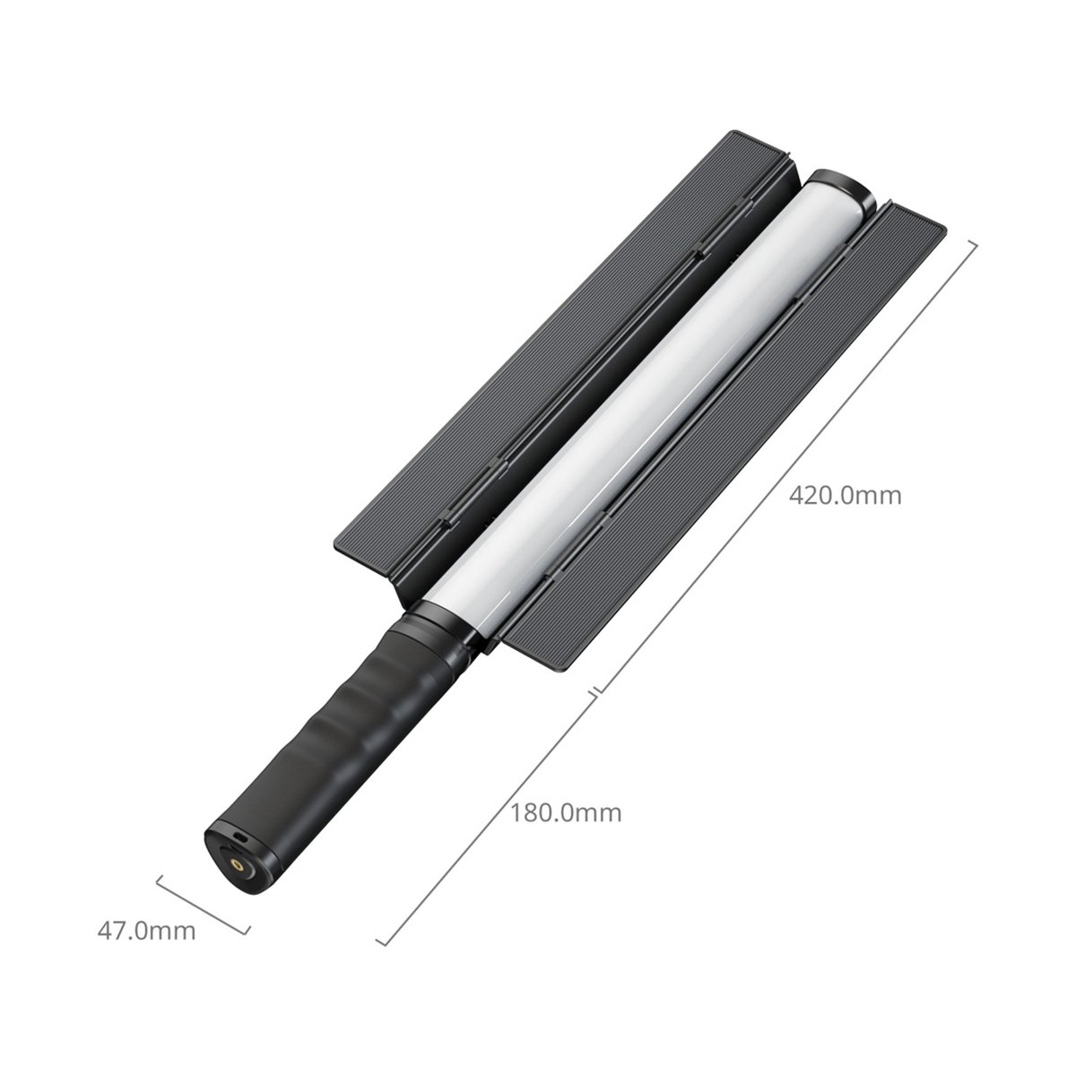 SmallRig 4342 RT25 Handleuchte mit Batteriehandgriff - Maßangaben des Produkts