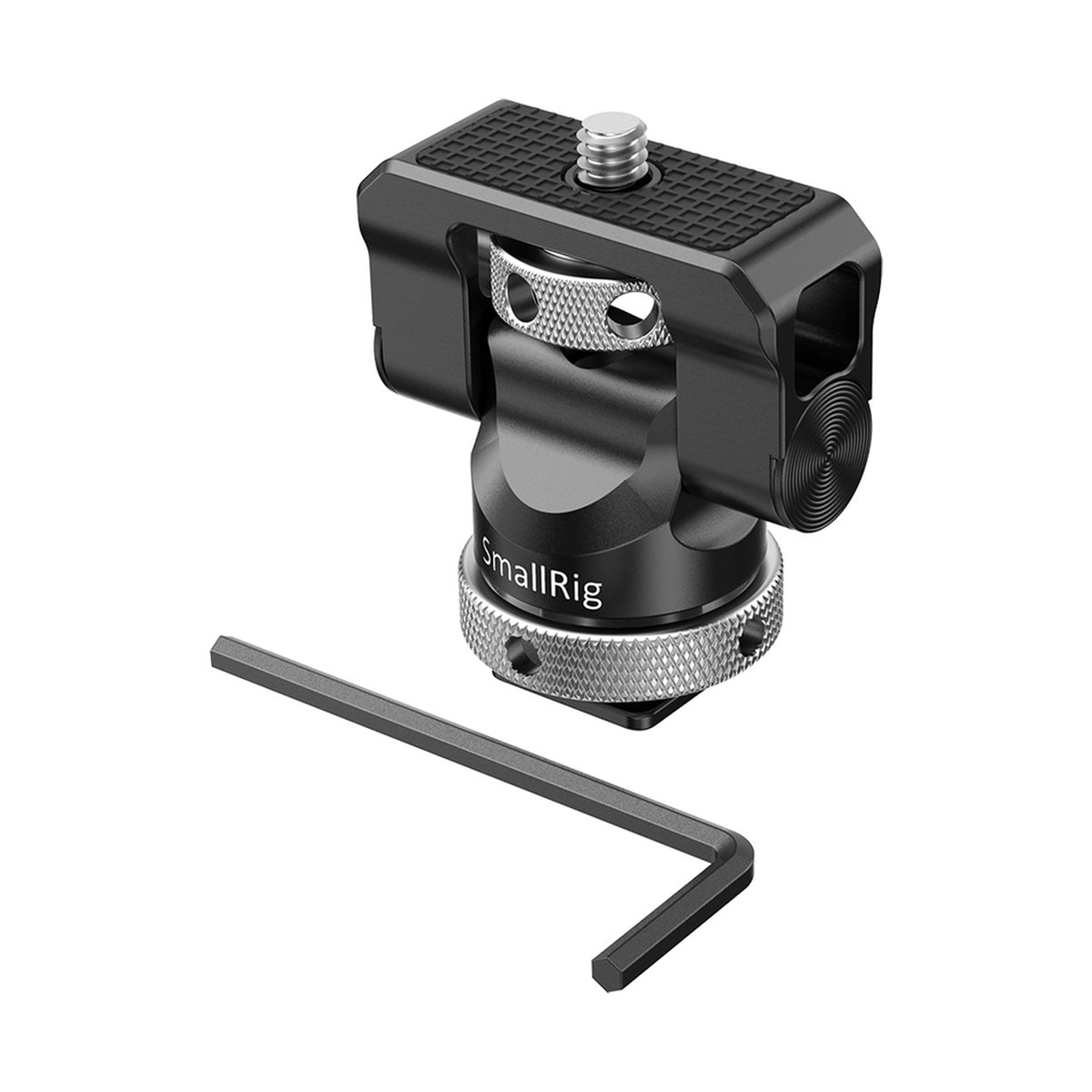 SmallRig 2346B Swivel&Tilt Monitor- Halterung kipp-/360° drehbar + Cold Shoe - Lieferumfang: SmallRig Neigekopf und Inbusschlüssel. SmallRig 2346B Swivel&Tilt Monitor- Halterung kipp-/360° drehbar + Cold Shoe - Lieferumfang: SmallRig Neigekopf und Inbusschlüssel.