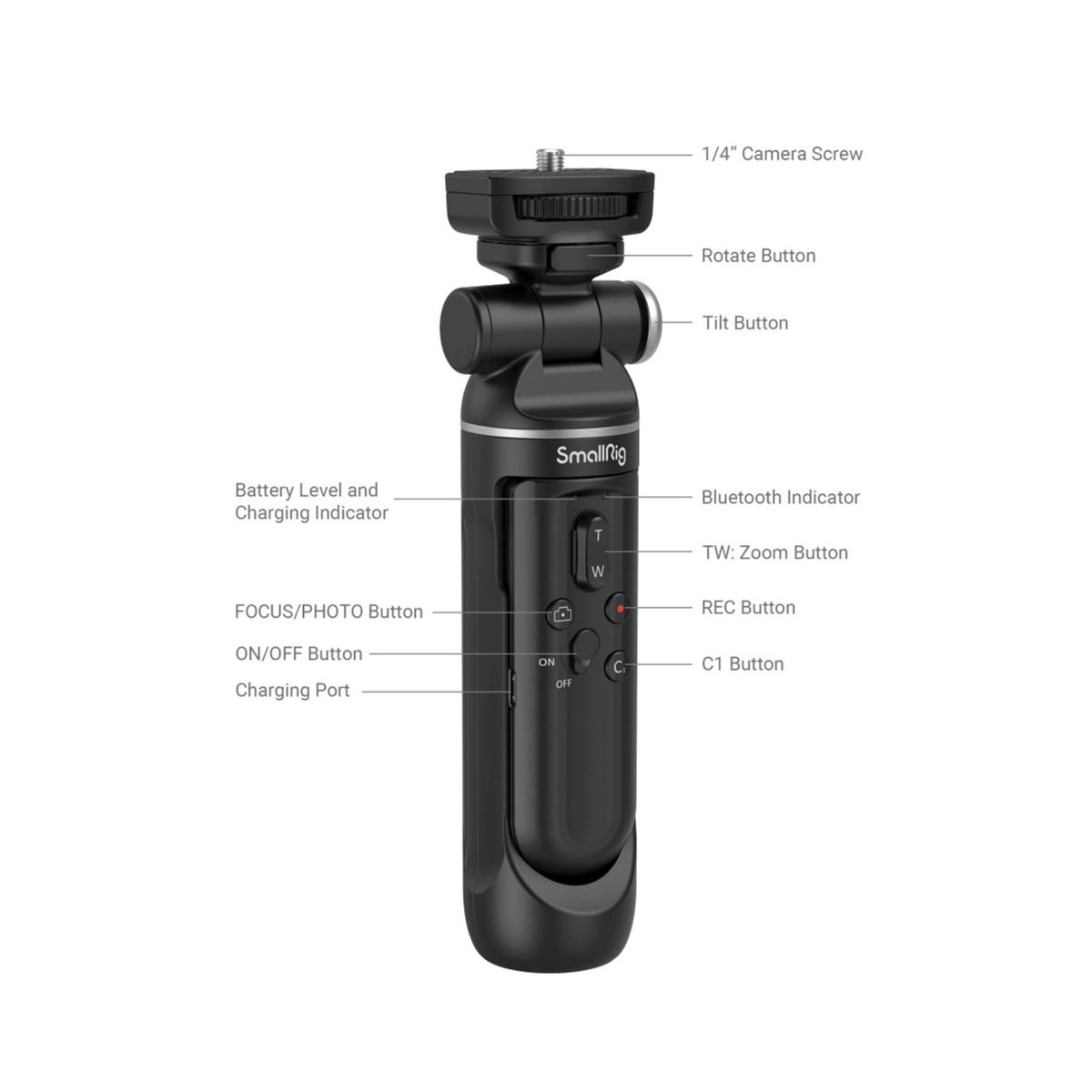 SmallRig 3326 SR-RG1 Wireless Shooting Grip