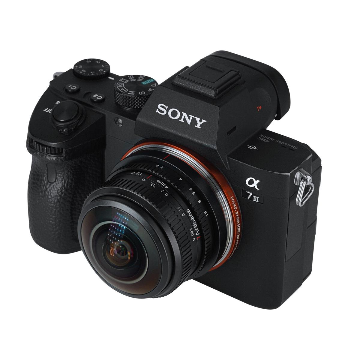 7Artisans 4mm f/2,8 Fisheye für Sony E (APS-C)