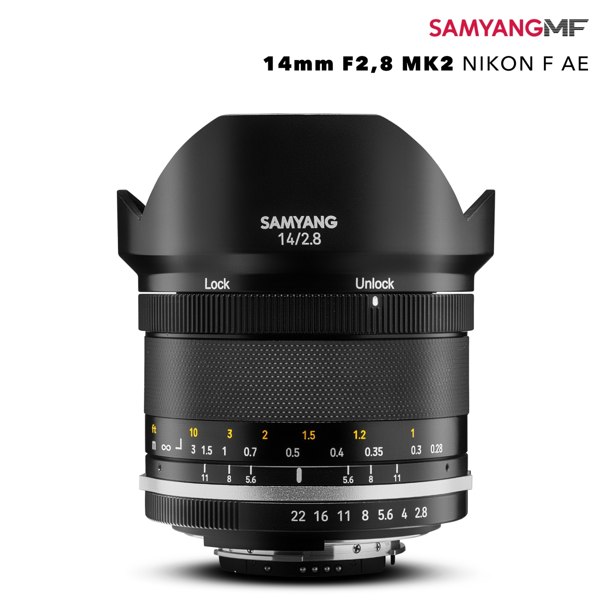 Samyang MF 14 mm 1:2,8 MK2 für Canon EF