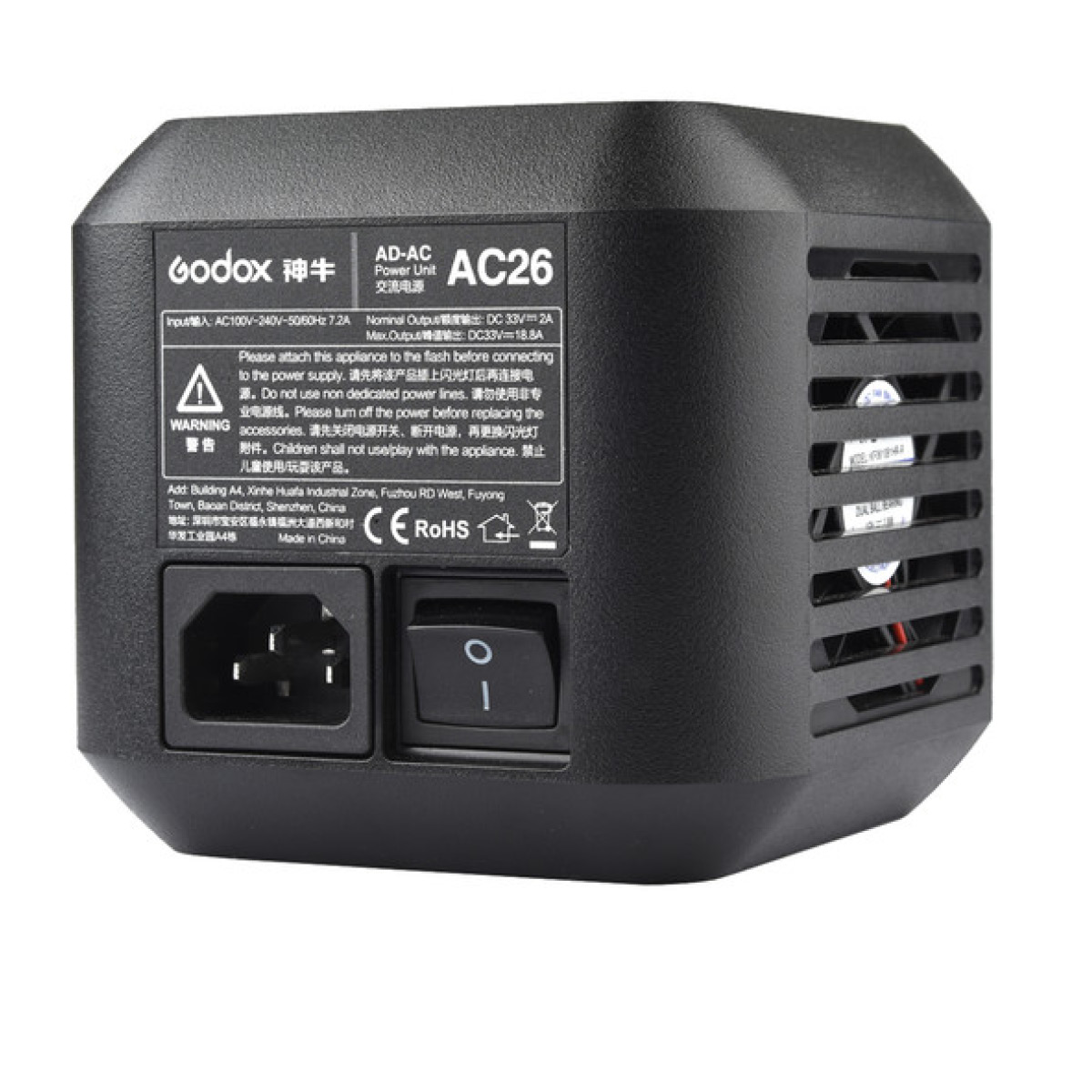 Godox AC 26 AC Adapter für AD 600 Pro