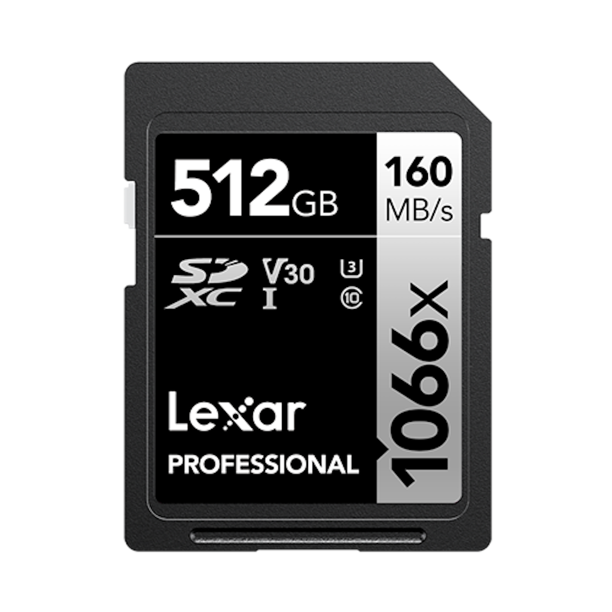 Lexar 512 GB SD 1066X V30 Pro Silver