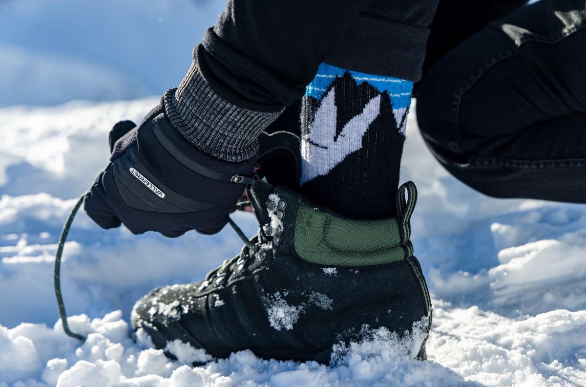 Vallerret Merino Wintersocken 41-46 Blau