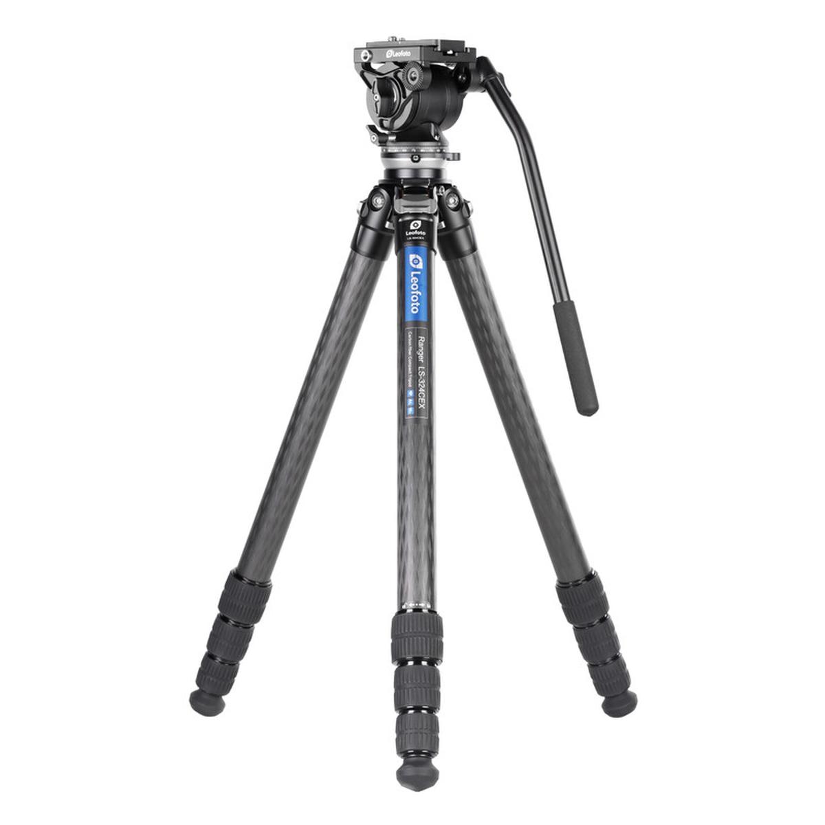 Leofoto Carbon-Dreibeinstativ LS-324CEX Ranger mit Nivellierbasis + Videoneiger BV-10 Leofoto Carbon-Dreibeinstativ LS-324CEX Ranger mit Nivellierbasis + Videoneiger BV-10