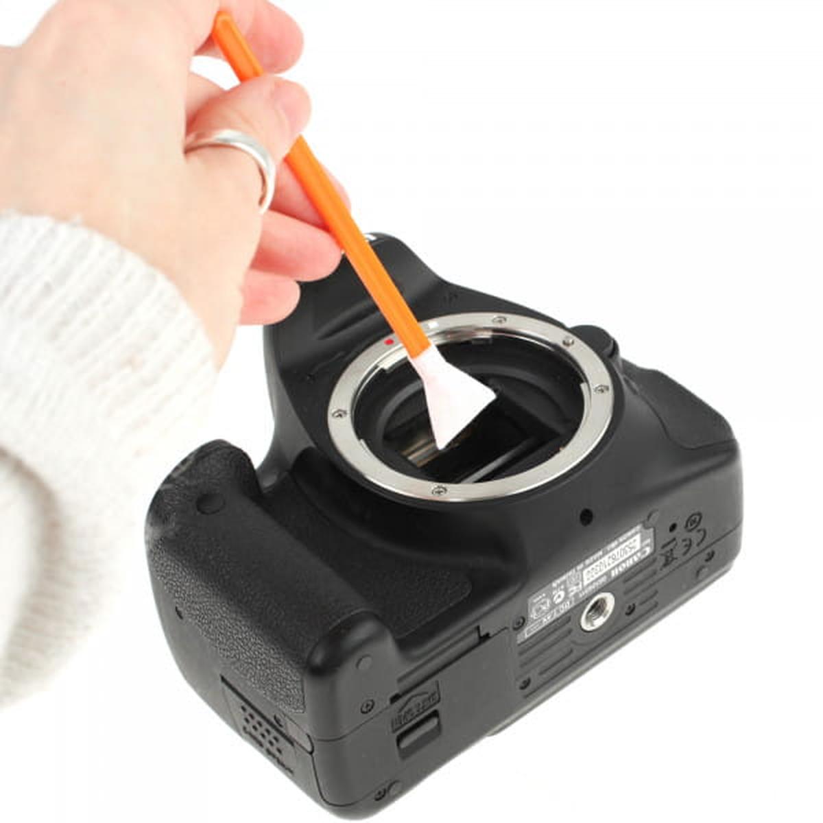VisibleDust Thinlite-X Light Cleaning 1.6x 16mm - 5x Sensorreinigungs-Swabs (Orange Series) und 2x 1