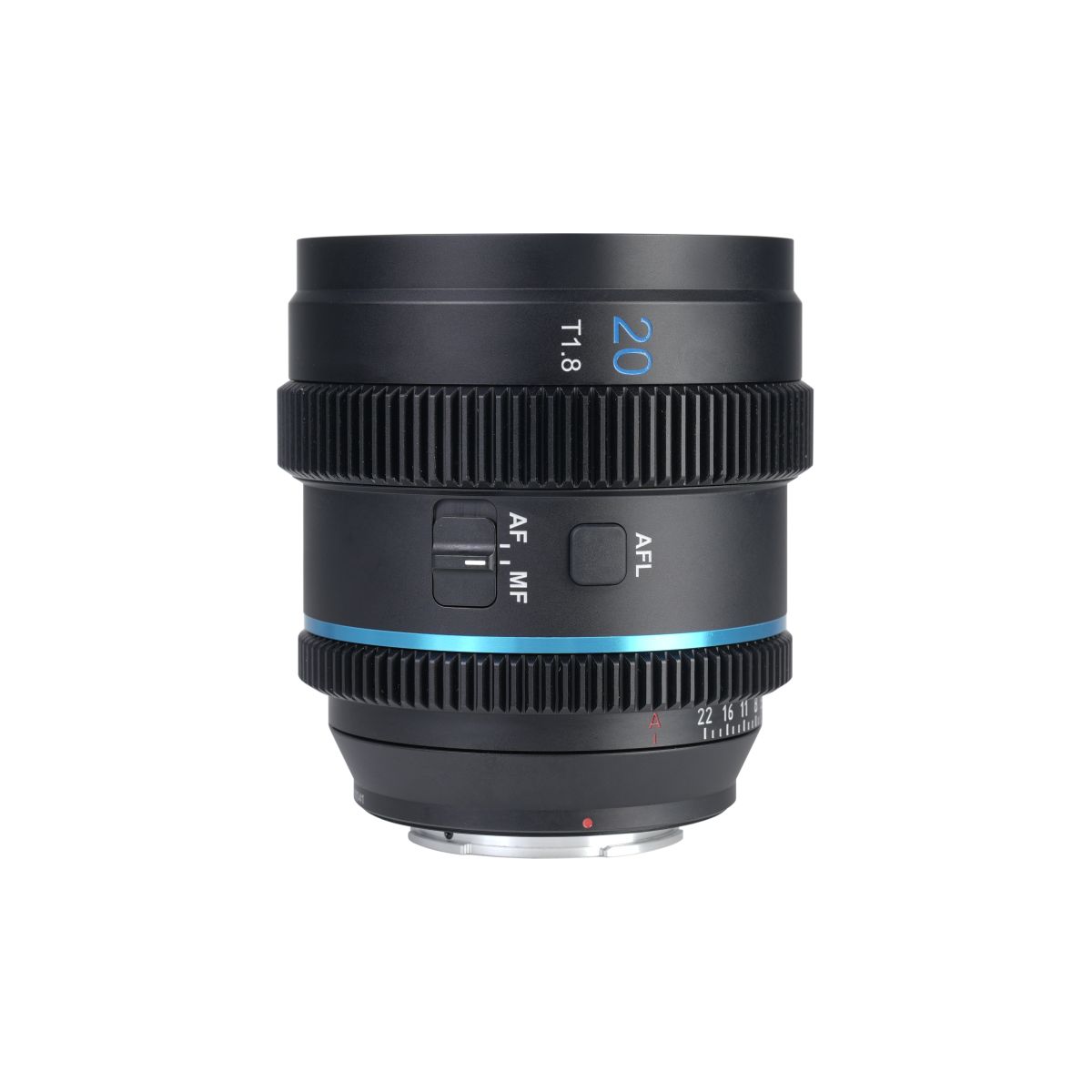 Sirui 20 mm 1:1,8 AF Anamorph 1,33x S35 Sony E-Mount Blue Flare