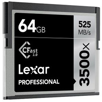 Lexar CFast 64GB Professional 3500x 525MB/s