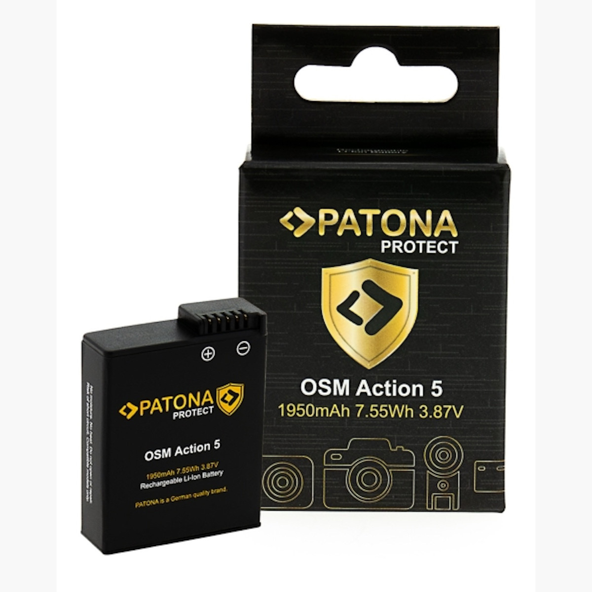                     Patona Protect Akku f. DJI Osmo Action 3/4/5
                                    