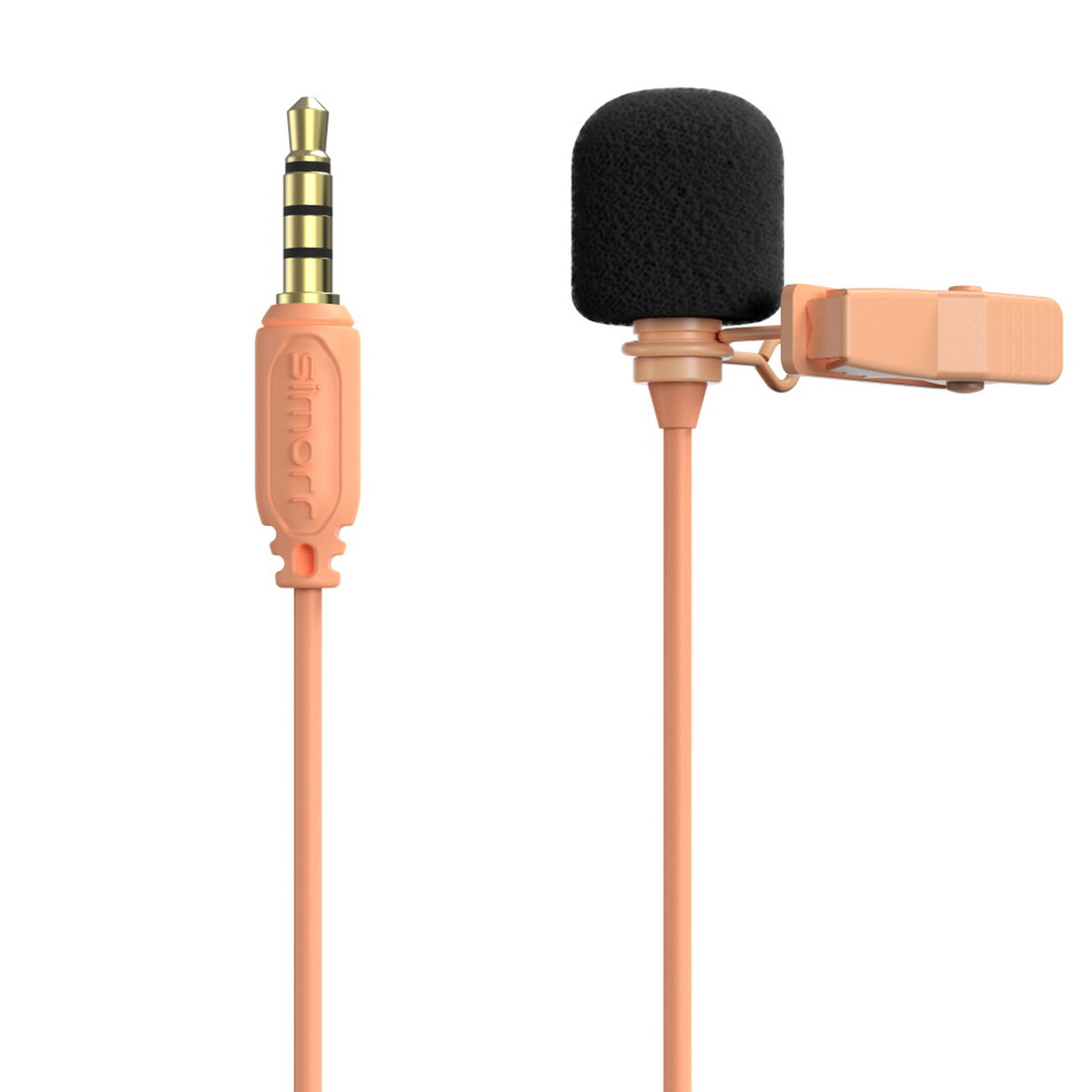 SmallRig 3389 simorr Wave L1 3,5 mm Lavalier Mikro Rot