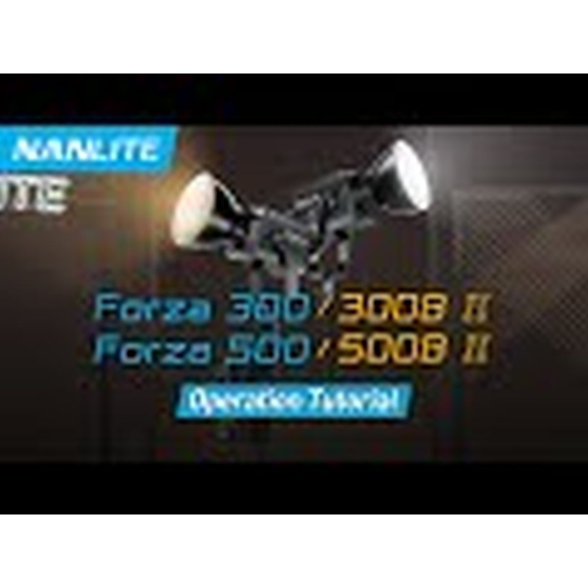 Nanlite FORZA 300 II KIT Reportage- und Studio-Scheinwerfer