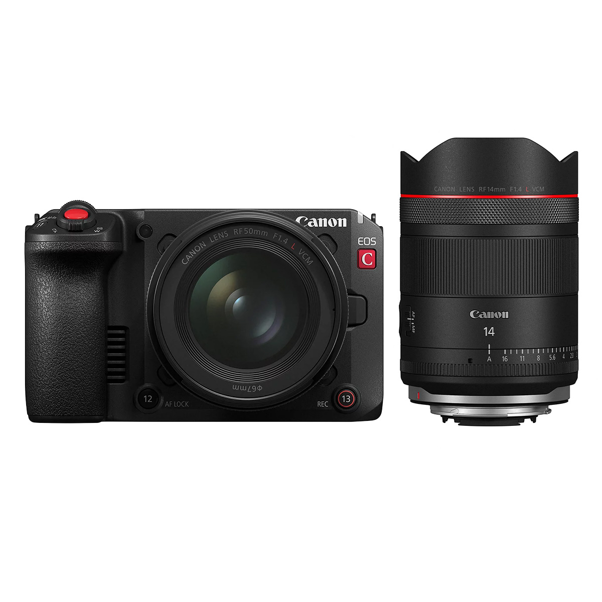 Canon EOS C50 + Canon 14 mm 1:1,4 RF L VCM