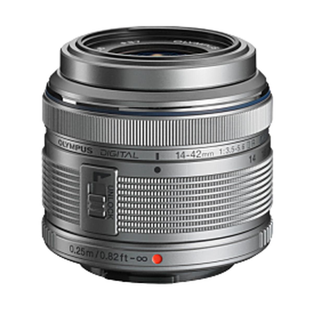 OM System M.Zuiko 14-42 mm 1:3,5-5,6 mm II R Silber OM System M.Zuiko 14-42 mm 1:3,5-5,6 mm II R Silber