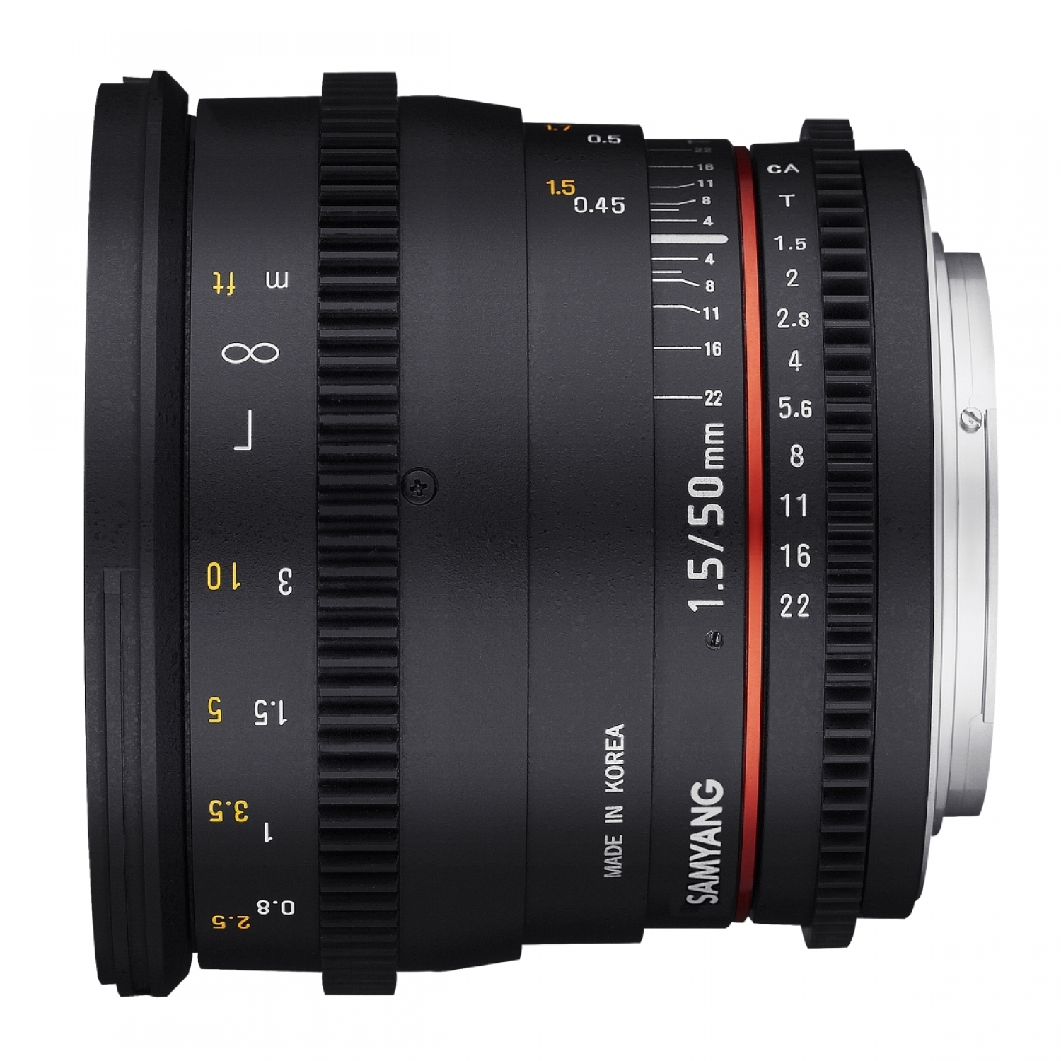 Samyang MF 50 mm 1:1,5 Video DSLR II für Canon EF
