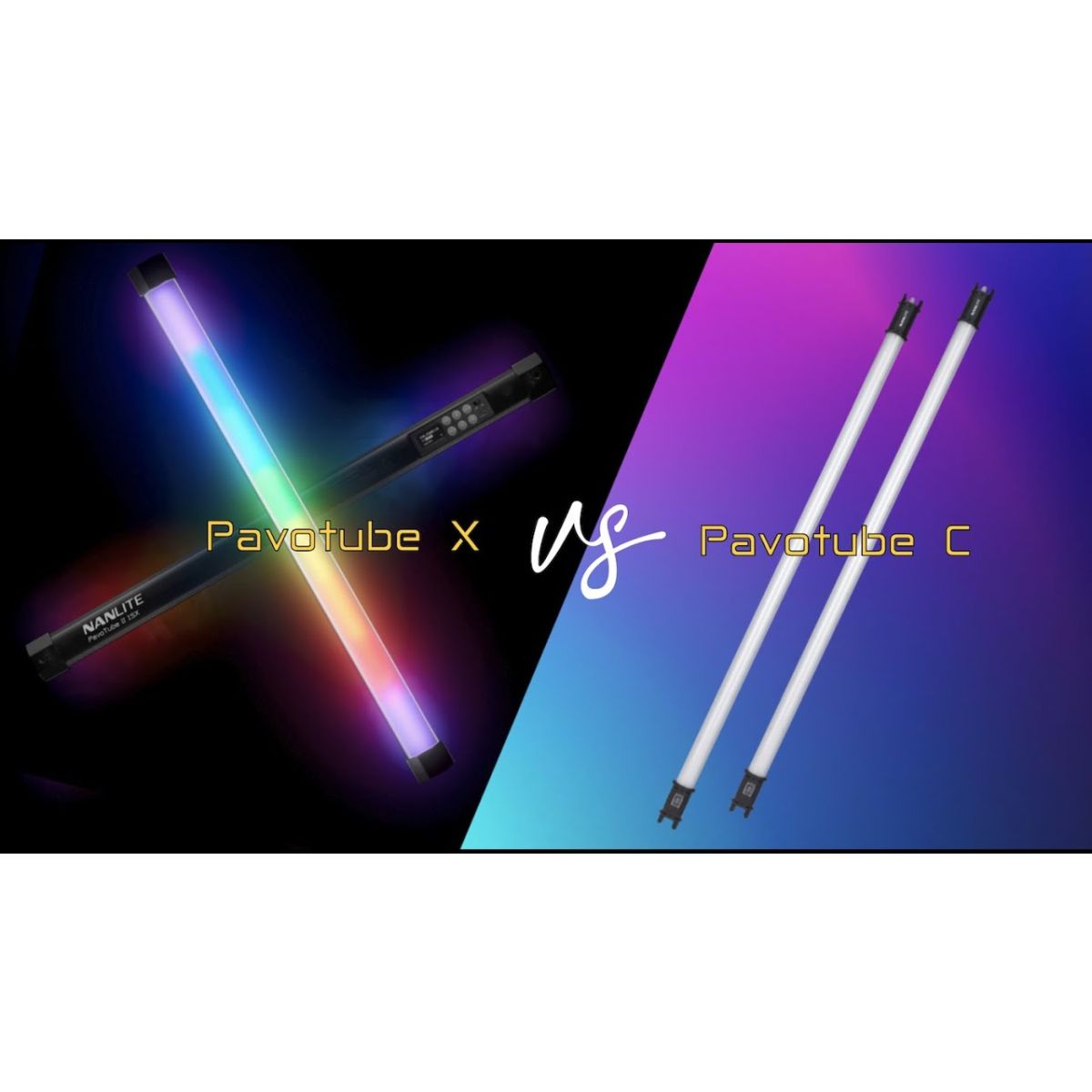 Nanlite PavoTube II 15X 2 Kit RGBWW Farb-Effektleuchte