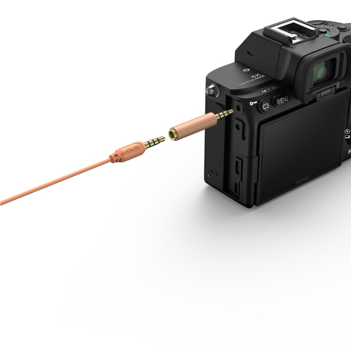 SmallRig 3389 simorr Wave L1 3,5 mm Lavalier Mikro Rot