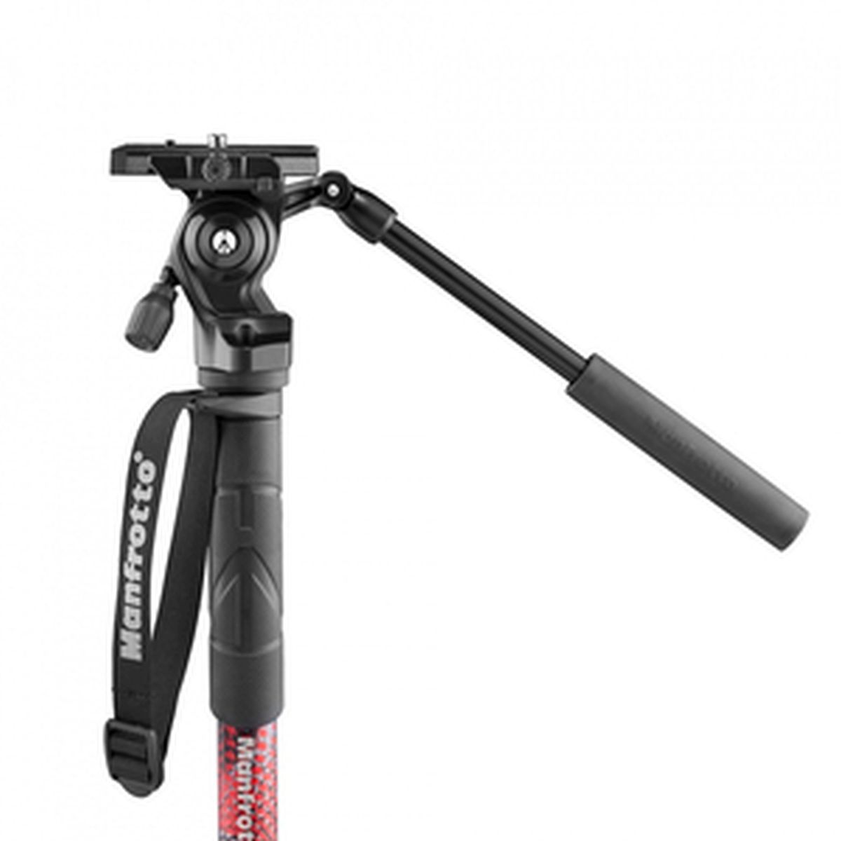 Manfrotto Element MIIA4 LIVE Aluminium Video-Einbeinstativ Kit mit Fluidkopf