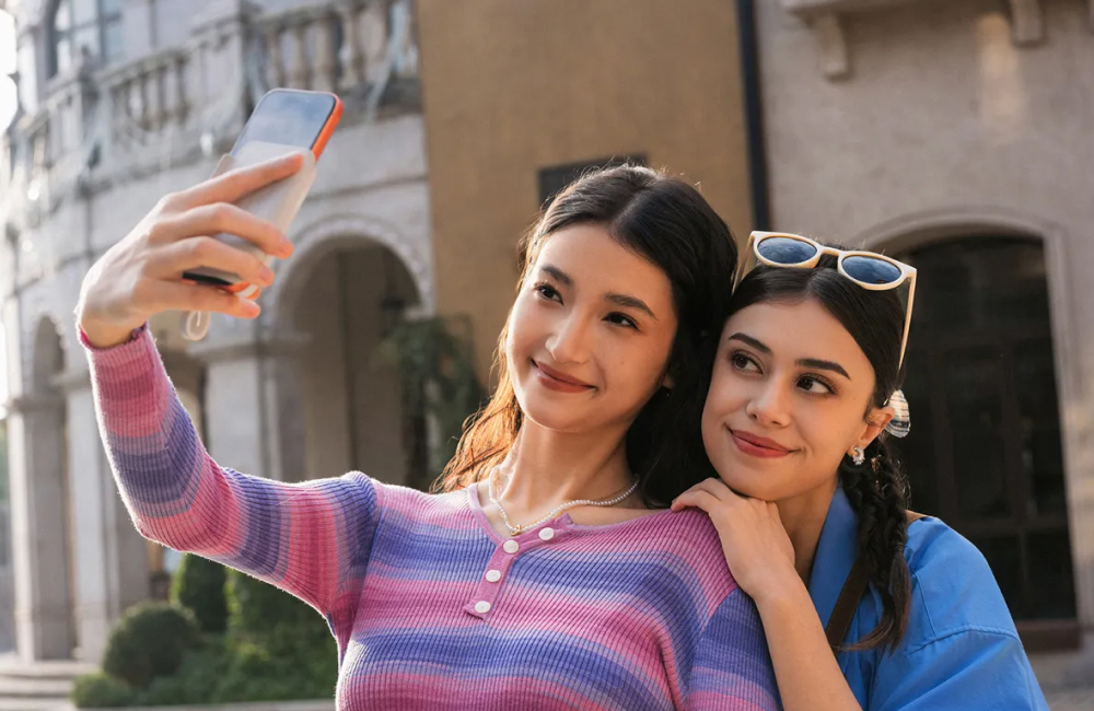 Insta360 Snap Selfie Screen Reise Fotos